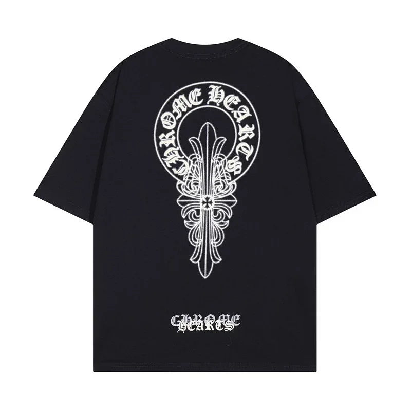 Chrome Hearts Cross & Text Print T-Shirt