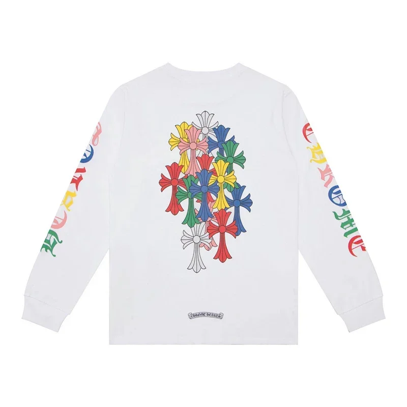 Chrome Hearts Colorful Cross Long Sleeve T-Shirt