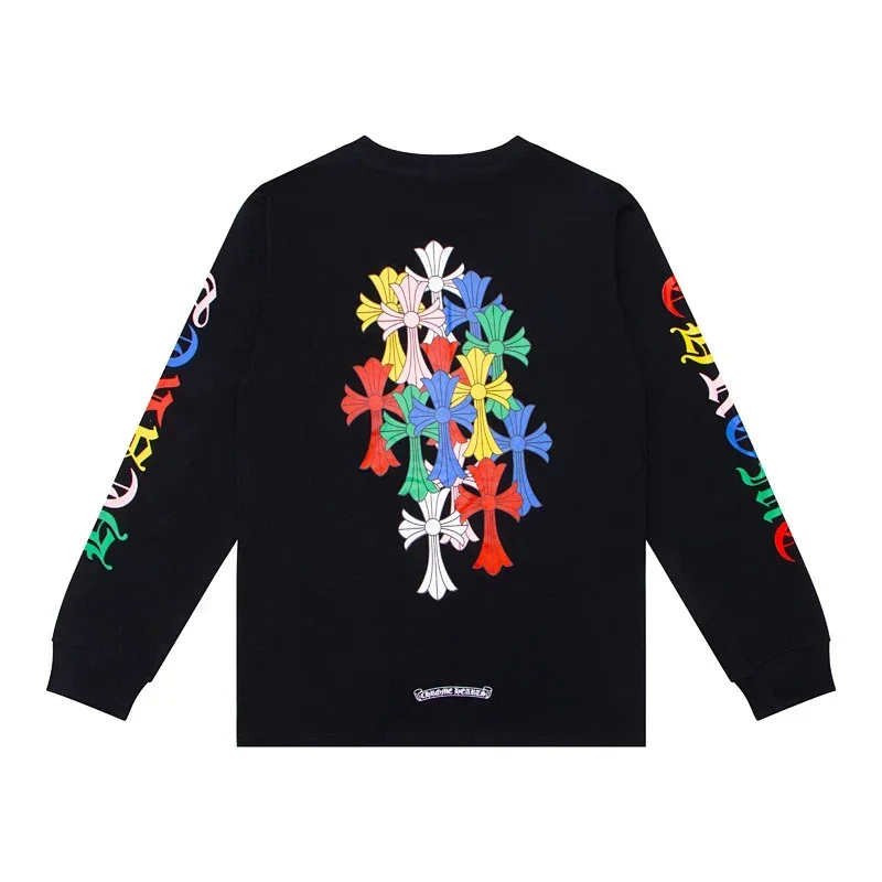 Chrome Hearts Multicolor Cross Long-Sleeve Tee