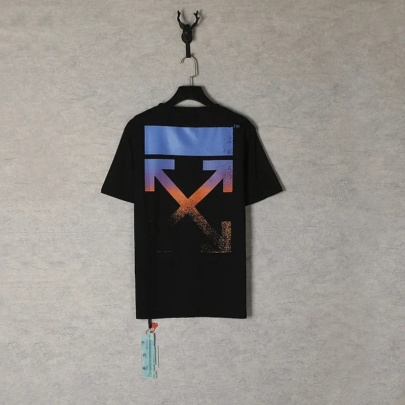 OFF-WHITE Gradient Arrow & Blue Block T-Shirt