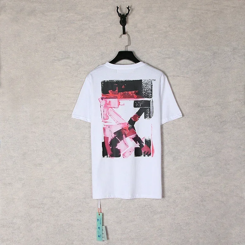 Off-White Abstract Graffiti Print T-Shirt
