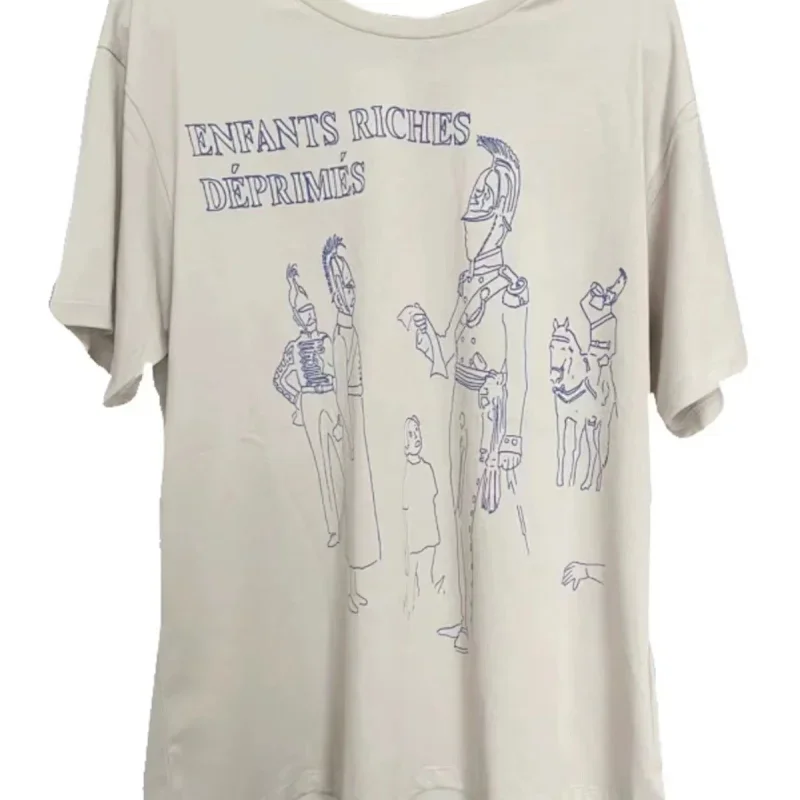 Enfants Riches Déprimés Cartoon Figures T-Shirt