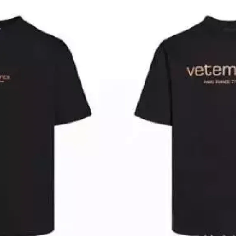 Vetements Black T-Shirts