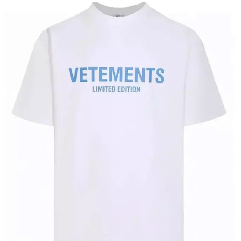 VETEMENTS White Limited Printed Tee