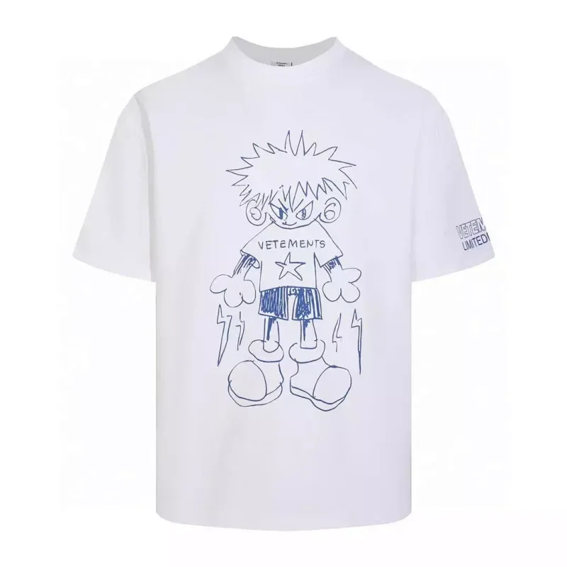 VETEMENTS Cartoon Lightning T-Shirt