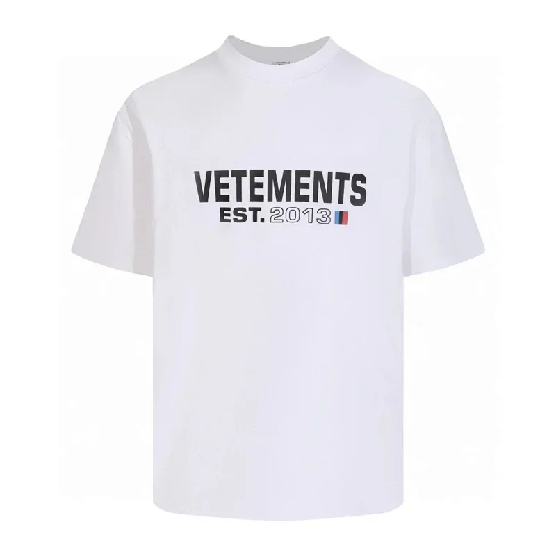 VETEMENTS "EST.2013" White T-Shirt
