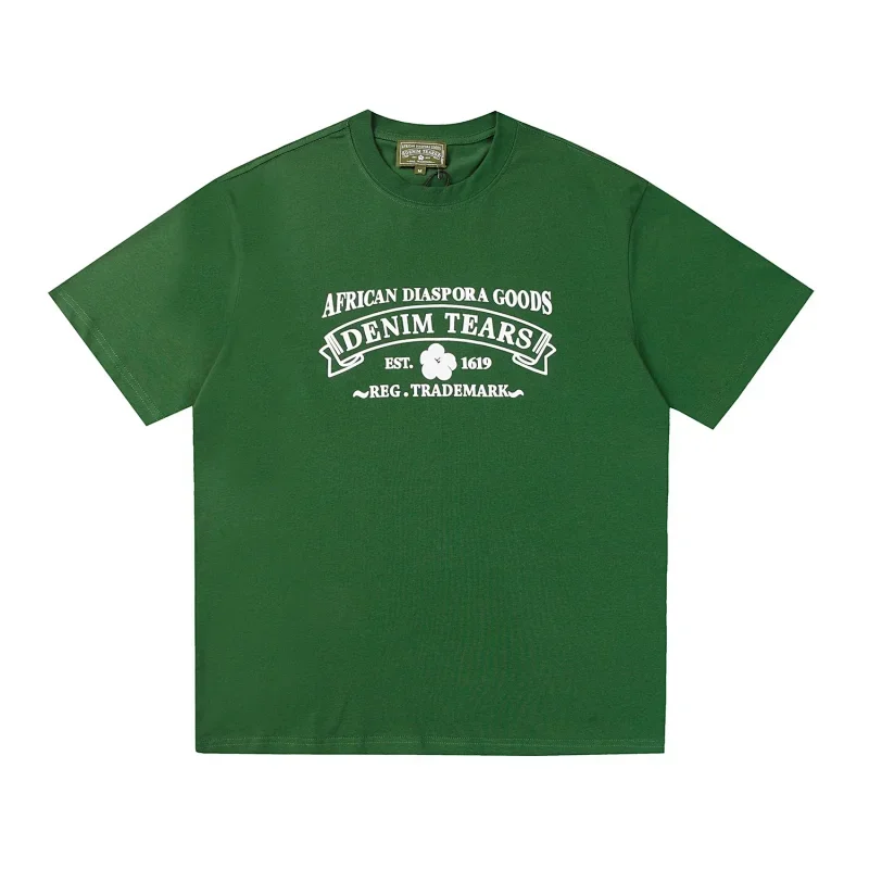 Denim Tears Green "AFRICAN DIASPORA GOODS" T-Shirt