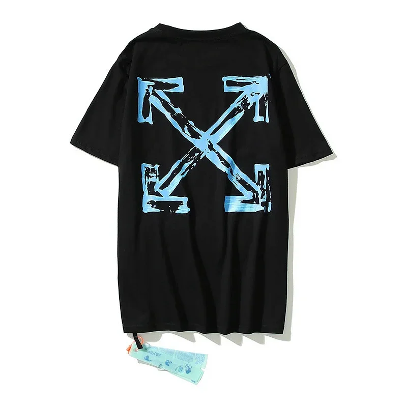 Off-White Blue Arrow Cross T-Shirt