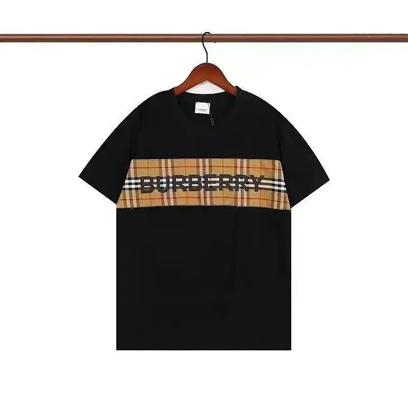 Burberry Black Classic Check T-Shirt