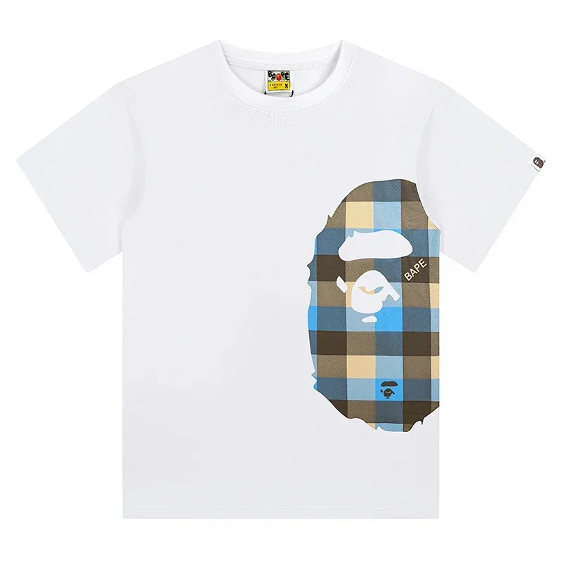 BAPE Plaid Ape Head T-Shirt