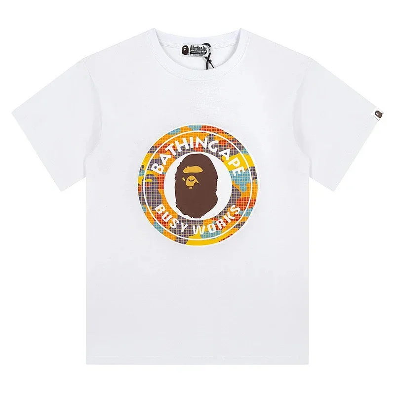 Bathing Ape Camouflage Circle & Ape Head T-Shirt