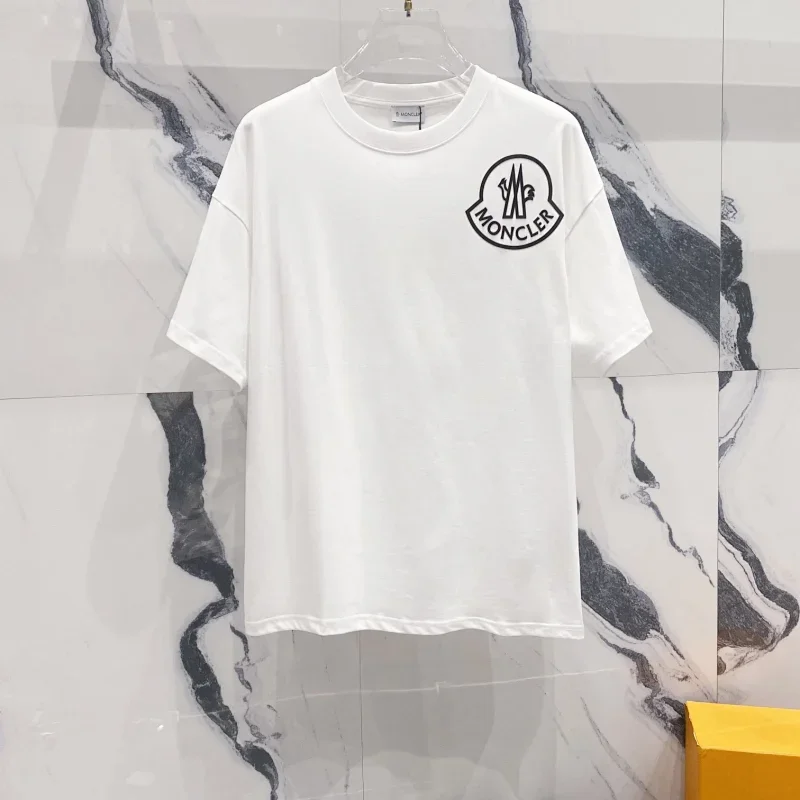 Moncler White Logo T-Shirt