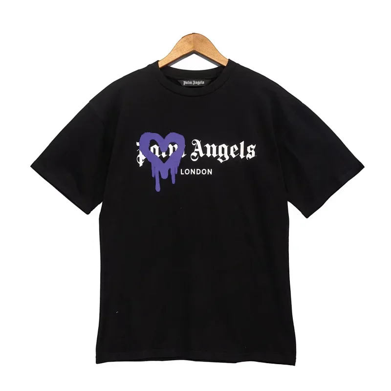 Palm Angels London Drip Heart T-Shirt