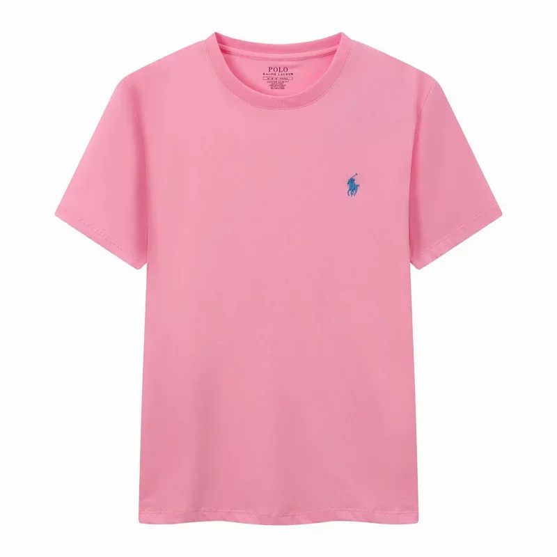 POLO Pink T-Shirt with Embroidered Polo Logo