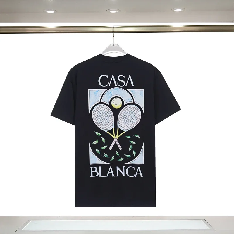 CASA BLANCA Tennis Racket & Plant T-Shirt