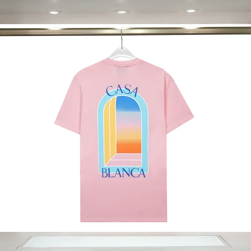 CASA BLANCA Pink Arch Window Sunset Tee