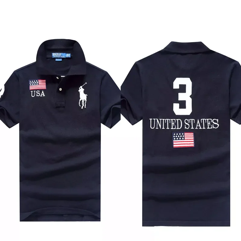 Polo American Flag No.3 Big Pony Short Sleeve