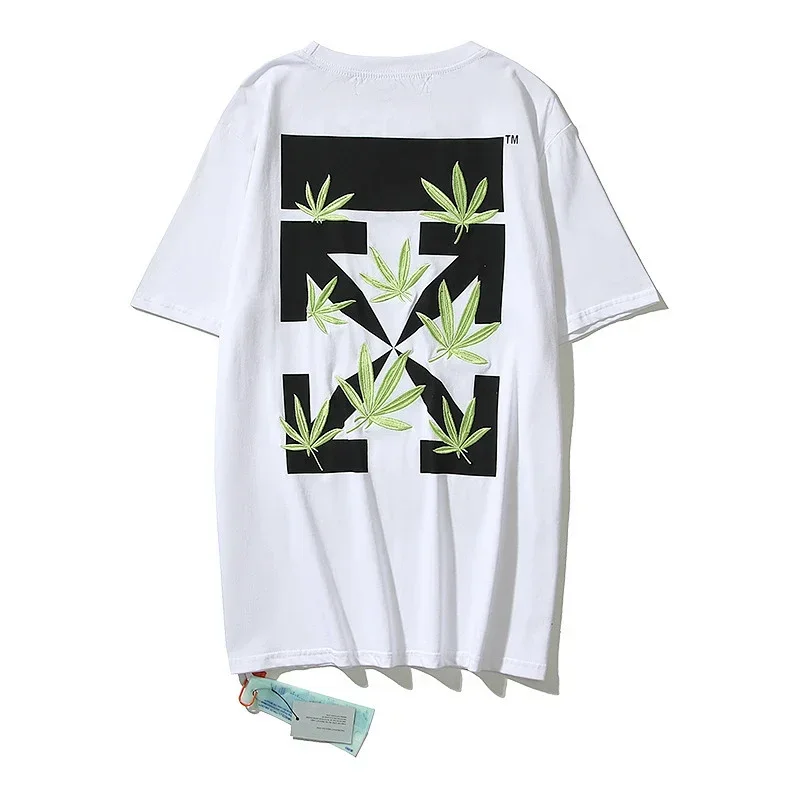 Off-White Cannabis Leaf & Arrow T-Shirt