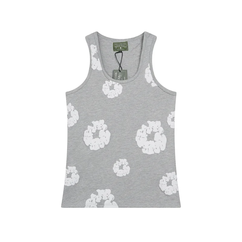 BOY LONDON Gray Tank Top with White Circles