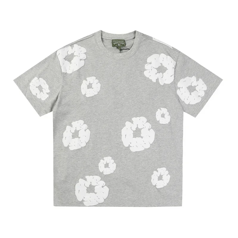 MISTER GENTLEMAN Gray Floral T-Shirt