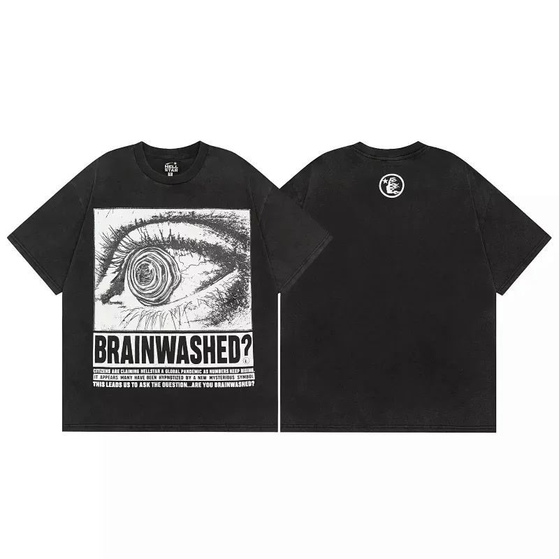 Streetgarm "BRAINWASHED?" Eye Graphic T-Shirt