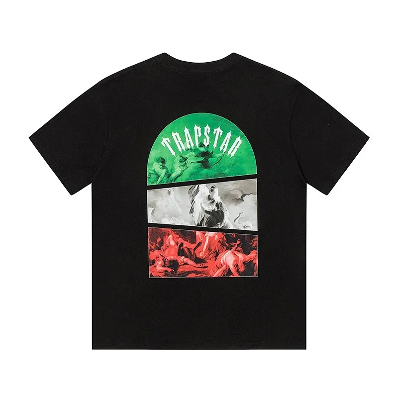 TRAPSTAR Black Back Art Print Short Sleeve