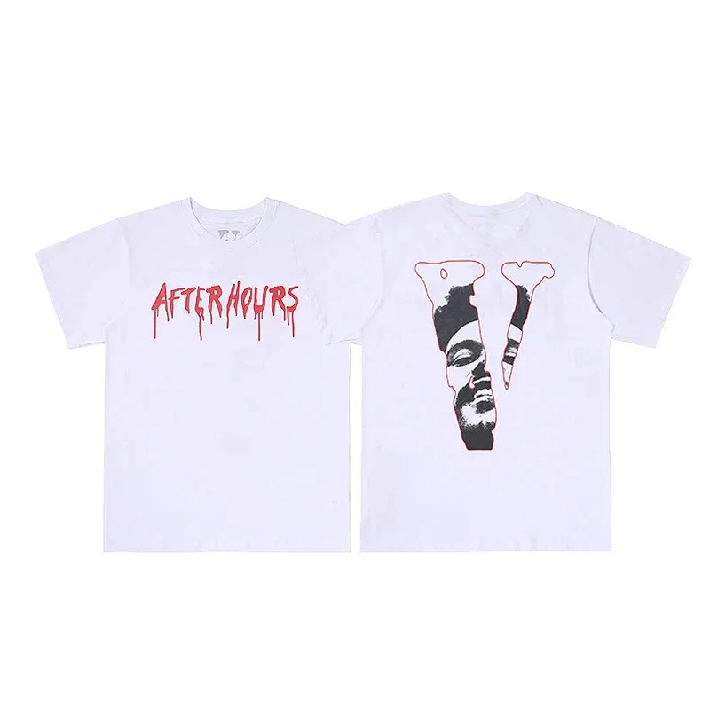 VLONE White After Hours V Face Short Sleeve
