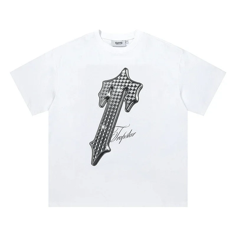 Trapstar T-Shirt with Metallic "T" Logo