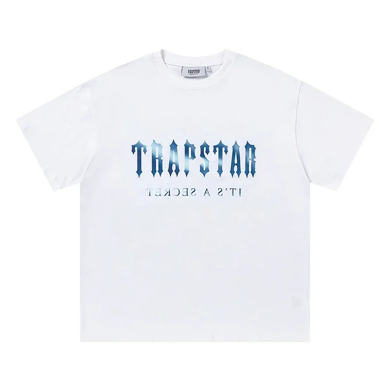 TRAPSTAR T-Shirt: Printed Logo & Reversed "IT'S A SECRET"