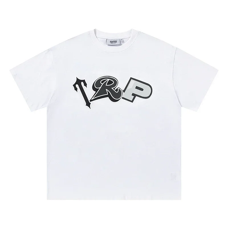 TAKEOFF White TRP Letter Graphic T-Shirt