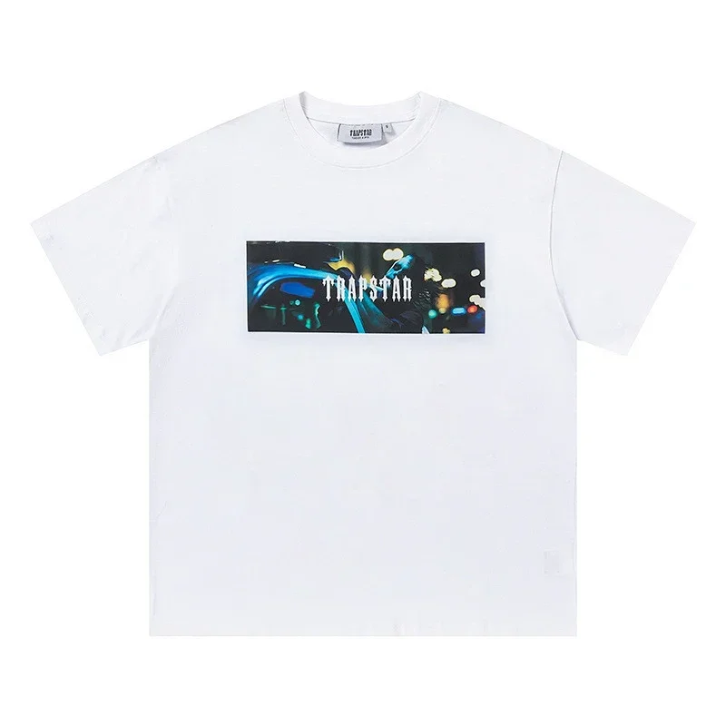 TRAPSTAR White Night View Print Short Sleeve