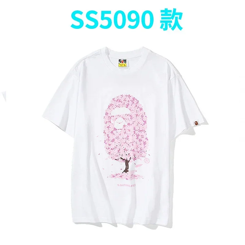 A BATHING APE Cherry Blossom Ape-Head T-Shirt