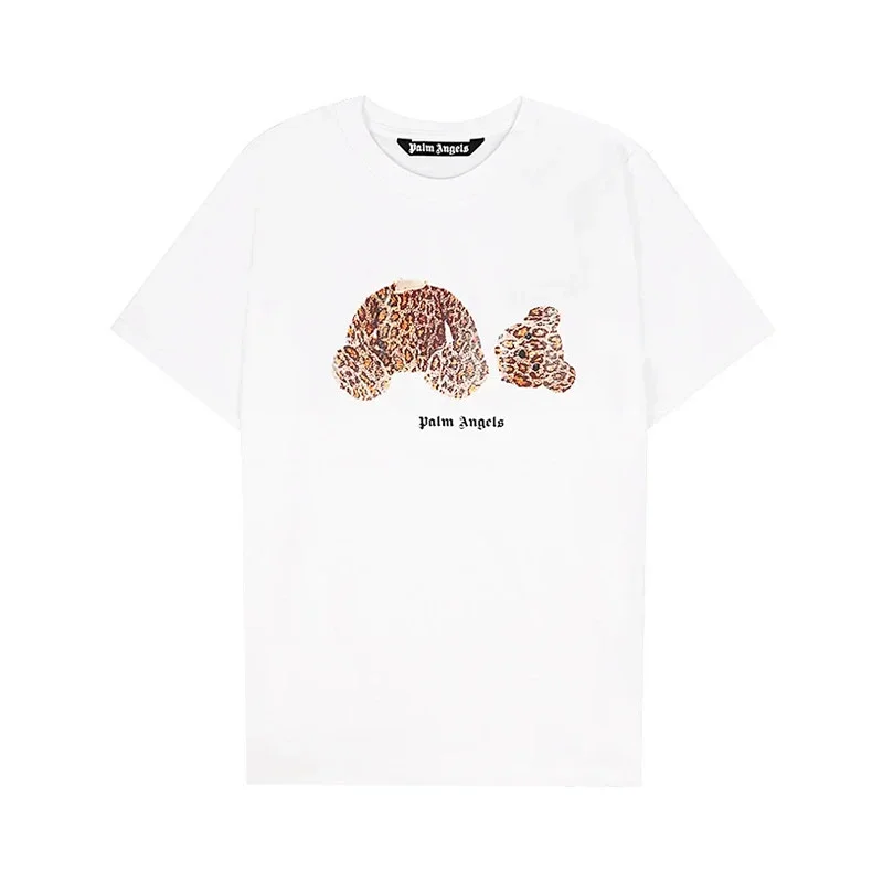 Palm Angels Leopard-Print Teddy Bear T-Shirt