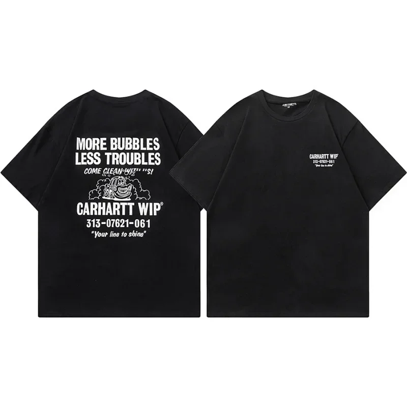 Carhartt WIP "More Bubbles Less Troubles" Graphic T-Shirt