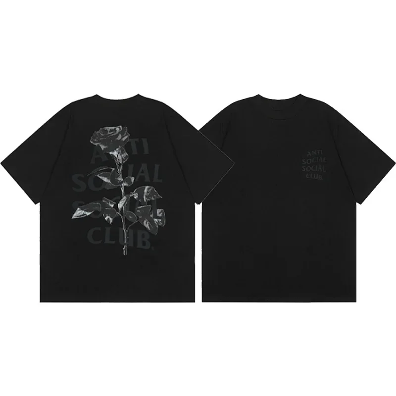 Anti Social Social Club Black Rose T-Shirt