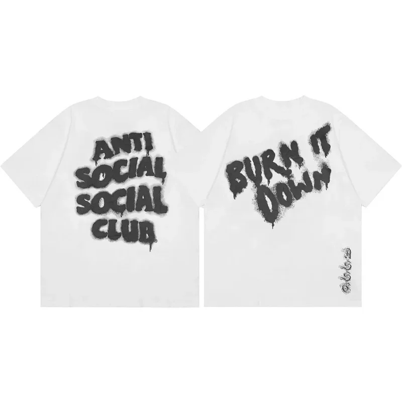 Anti Social Social Club "BURN IT DOWN" Graffiti Tee