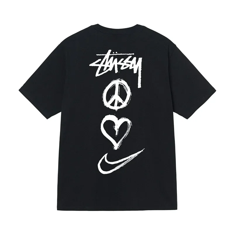 Stussy Peace Heart Nike Graphic Tee