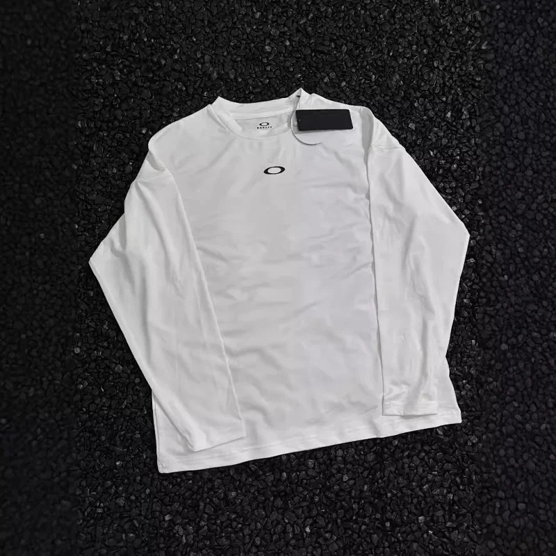 Oakley White Chest Logo Long Sleeve T-Shirt