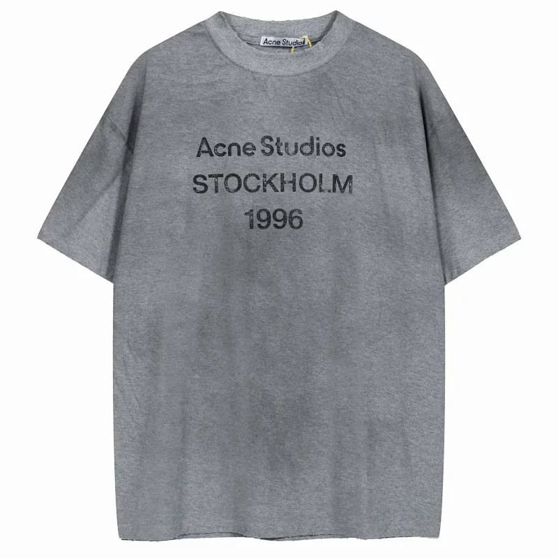Acne Studios Gray "STOCKHOLM 1996" T-Shirt