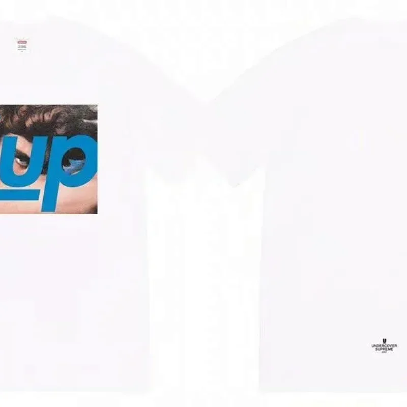 Supreme White Front Graphic Print T-Shirt