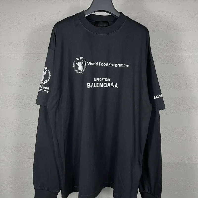 BALENCIAGA WFP Logo Layered T-Shirt