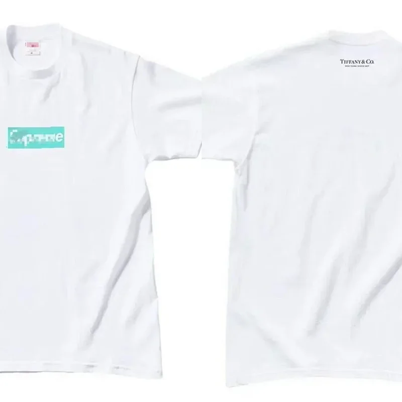 Supreme Tiffany Blue Box Logo Tee