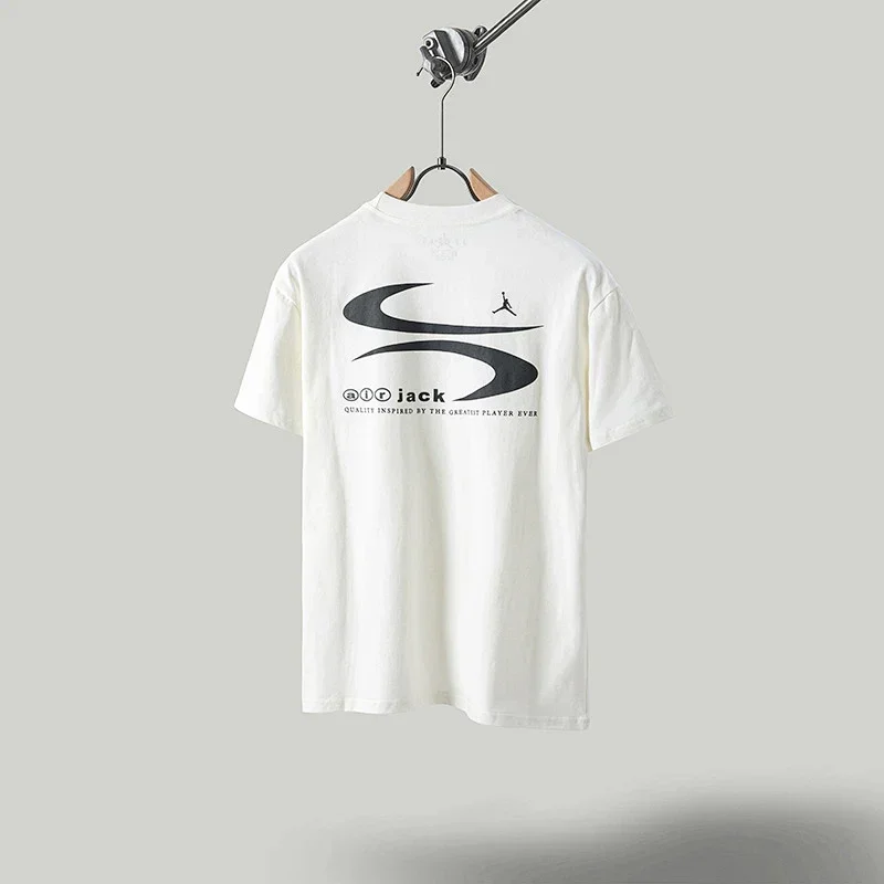 Jordan White Back Graphic Print T-Shirt