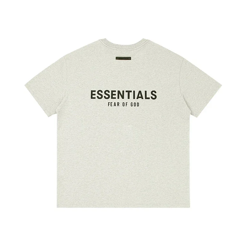 FEAR OF GOD ESSENTIALS Light Gray T-Shirt