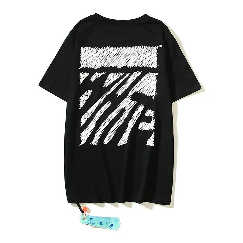 Off-White Black Graffiti Back T-Shirt