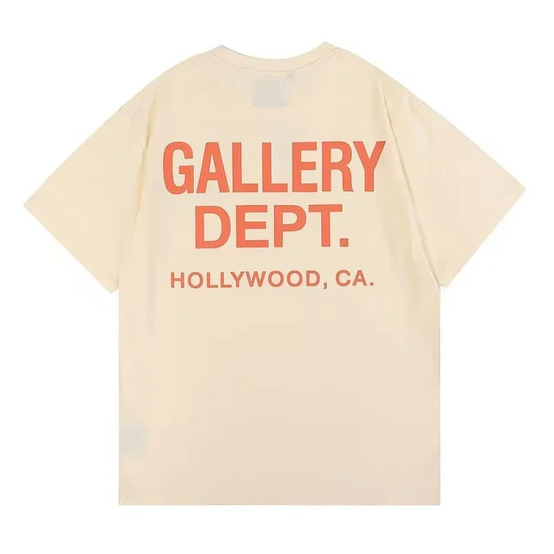 GALLERY DEPT. Cream T-Shirt with Back Print