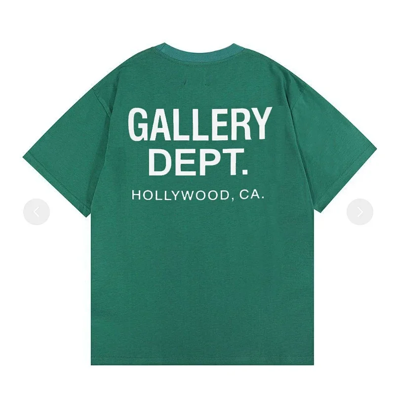 GALLERY DEPT. Green Back "GALLERY DEPT. HOLLYWOOD CA" T-Shirt