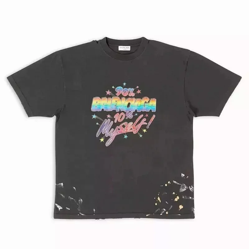 Balenciaga "90% Balenciaga 10% Myself" Splatter T-Shirt