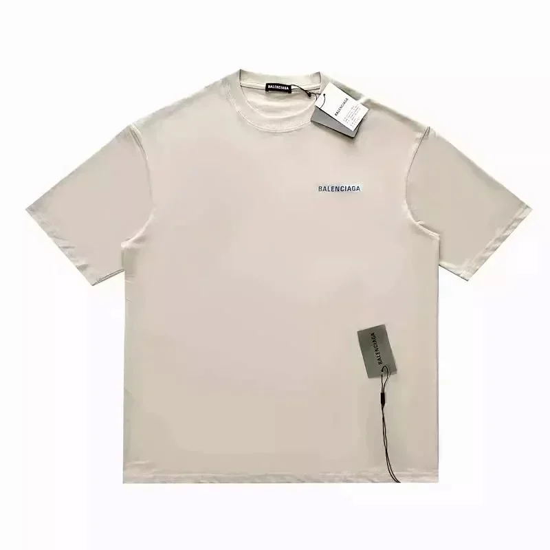 BALENCIAGA Light Beige Logo T-Shirt
