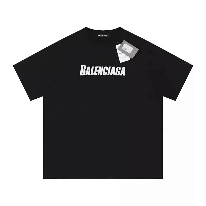 Balenciaga Black White BALENCIAGA Logo T-Shirt